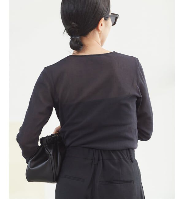 Plage「《追加》Mesh Sheer ロンT 4」|Tシャツ・カットソー|