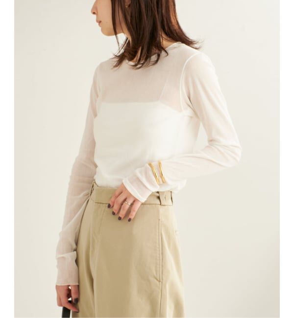 Plage「《追加》Mesh Sheer ロンT 4」|Tシャツ・カットソー|