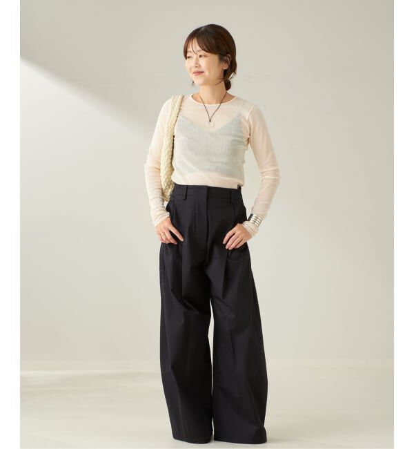 Plage「《追加》Mesh Sheer ロンT 4」|Tシャツ・カットソー|