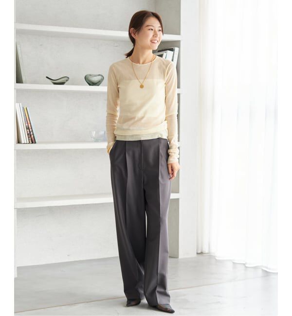 Plage「《追加》Mesh Sheer ロンT 4」|Tシャツ・カットソー|