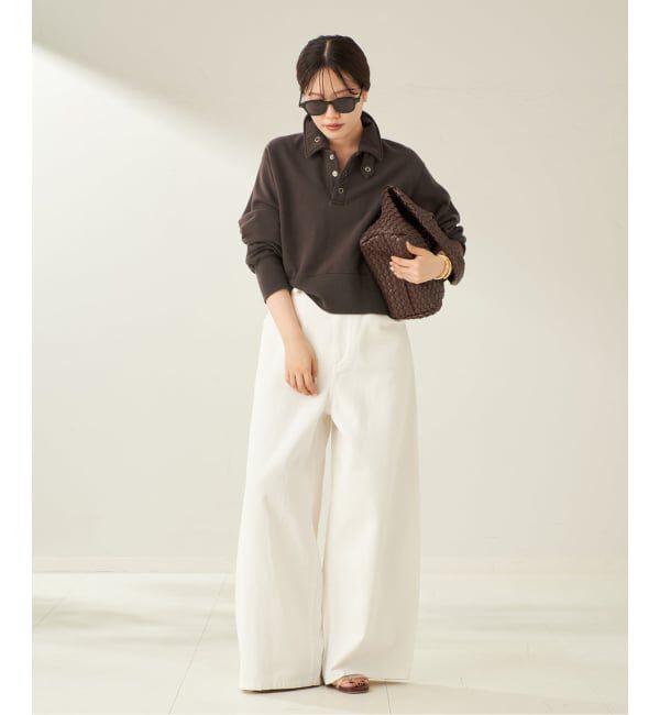 Plage「JANE SMITH / ジェーンスミス FROSTING COTTON FLEECE SNAP プルオーバー」|Tシャツ・カットソー|