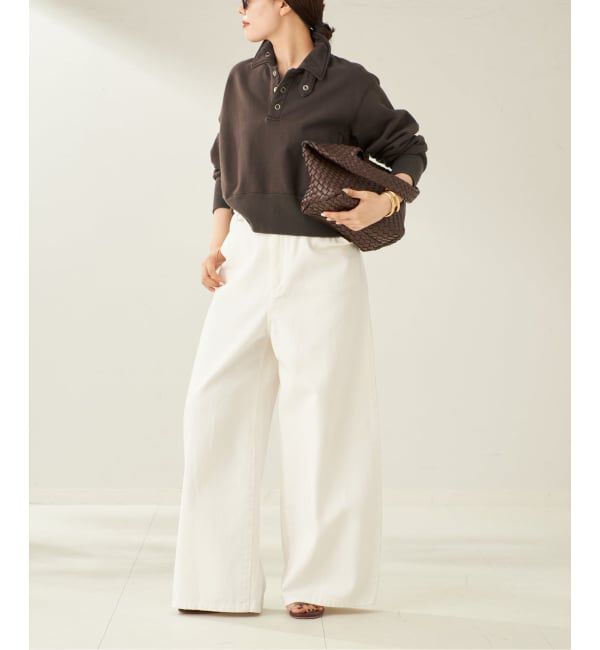 Plage「JANE SMITH / ジェーンスミス FROSTING COTTON FLEECE SNAP プルオーバー」|Tシャツ・カットソー|