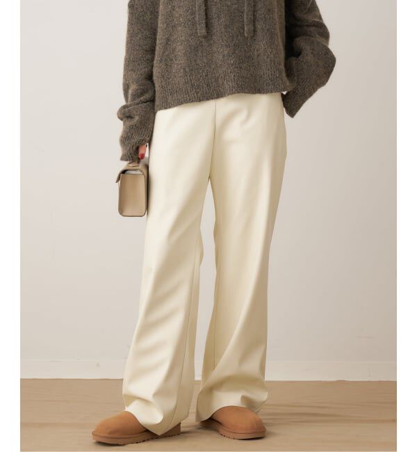 Plage「MY_fake leather easyパンツ」|その他|