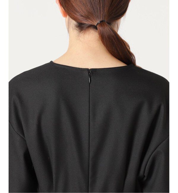 VERMEIL par iena「《追加》P/Ryツイルウエストシェイプワンピース」|ワンピース|