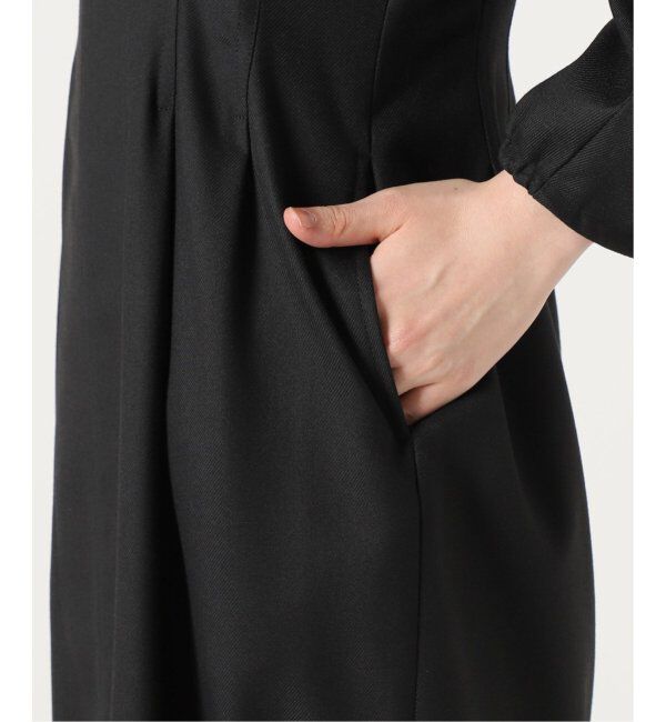 VERMEIL par iena「《追加》P/Ryツイルウエストシェイプワンピース」|ワンピース|