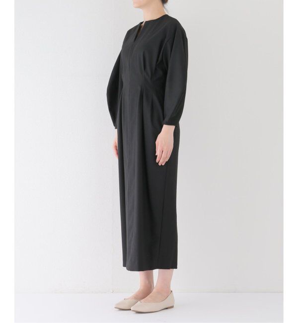 VERMEIL par iena「《追加》P/Ryツイルウエストシェイプワンピース」|ワンピース|