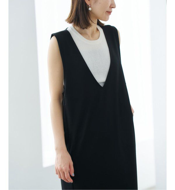 VERMEIL par iena「コンパクトジャージナローワンピース」|ワンピース|