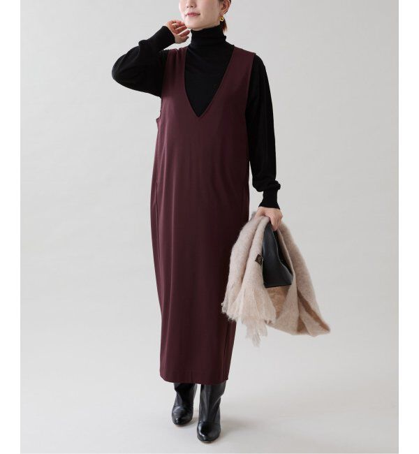 VERMEIL par iena「コンパクトジャージナローワンピース」|ワンピース|