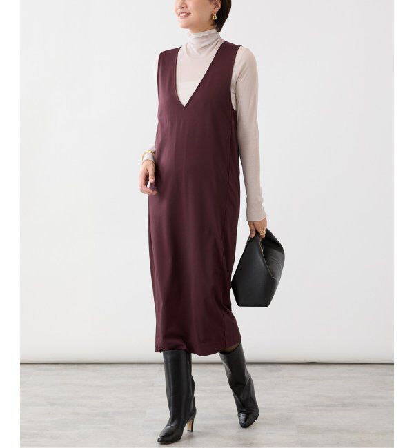 VERMEIL par iena「コンパクトジャージナローワンピース」|ワンピース|