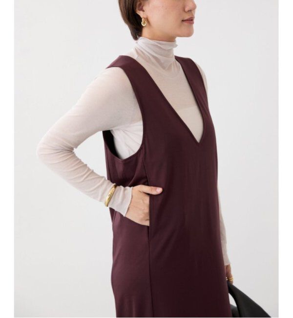 VERMEIL par iena「コンパクトジャージナローワンピース」|ワンピース|