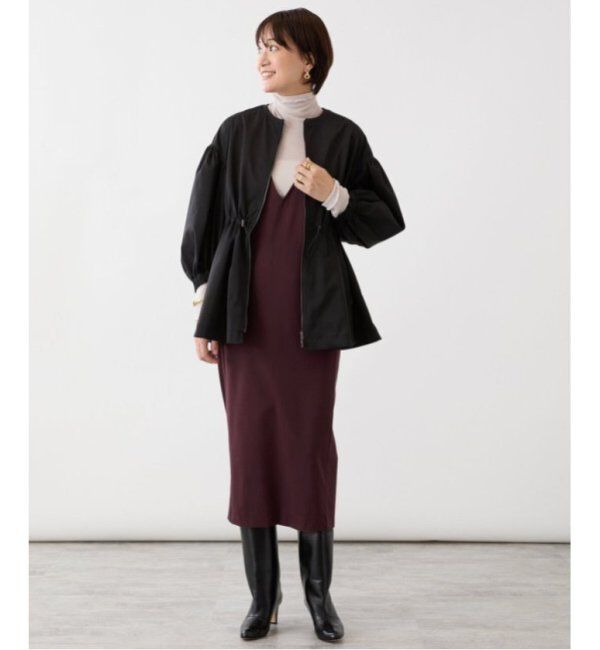 VERMEIL par iena「コンパクトジャージナローワンピース」|ワンピース|