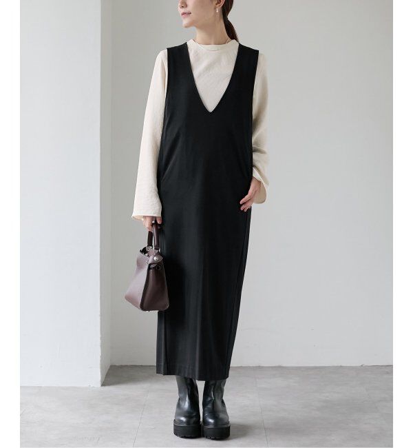 VERMEIL par iena「コンパクトジャージナローワンピース」|ワンピース|