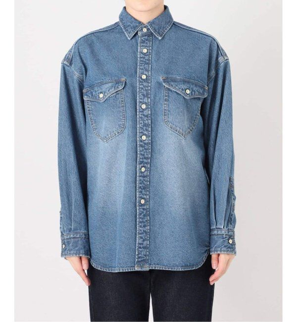 SLOBE IENA「《追加2》LE DENIM BDUシャツ」|シャツ・ブラウス|