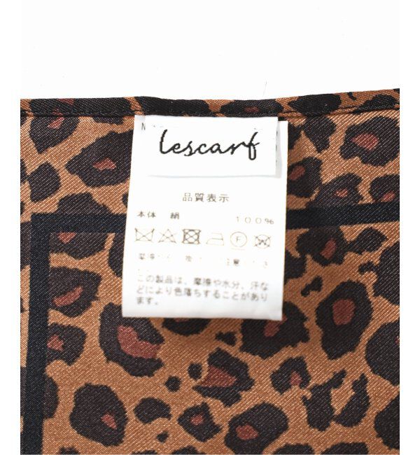 VERMEIL par iena「Le Scarf（レ スカーフ）LEO 80x80 LEO SCARF」|バンダナ・スカーフ|