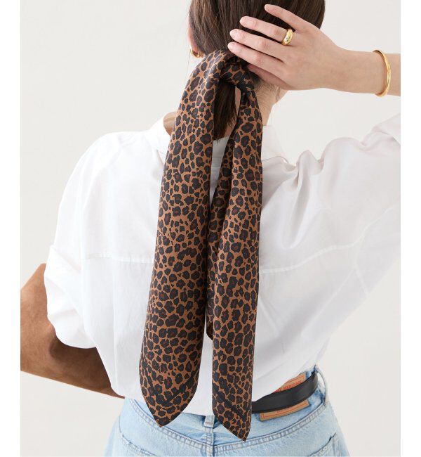 VERMEIL par iena「Le Scarf（レ スカーフ）LEO 80x80 LEO SCARF」|バンダナ・スカーフ|