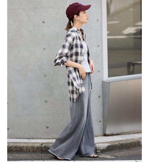 SLOBE IENA「ビエラチェックルーズシャツ」|シャツ・ブラウス|