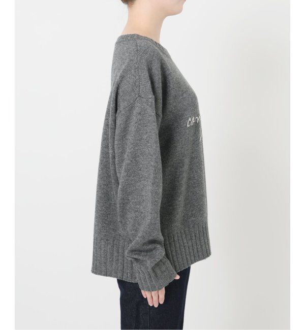 SLOBE IENA「刺しゅうロゴニット」|ニット・セーター|