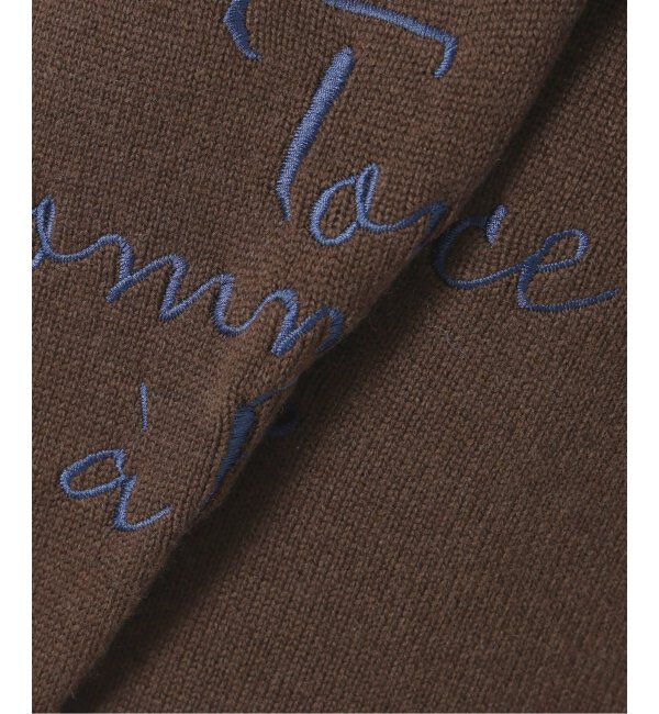 SLOBE IENA「刺しゅうロゴニット」|ニット・セーター|