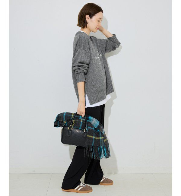 SLOBE IENA「刺しゅうロゴニット」|ニット・セーター|