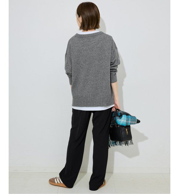 SLOBE IENA「刺しゅうロゴニット」|ニット・セーター|