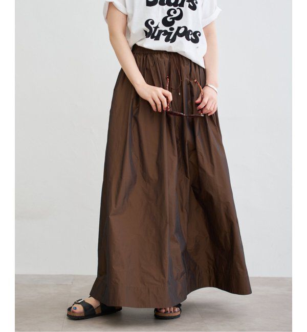 IENA「タフタイージーボリュームスカート」|スカート|