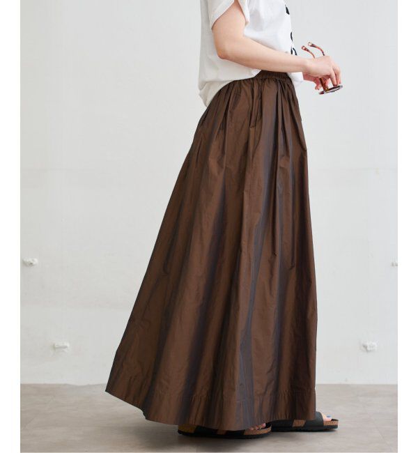 IENA「タフタイージーボリュームスカート」|スカート|