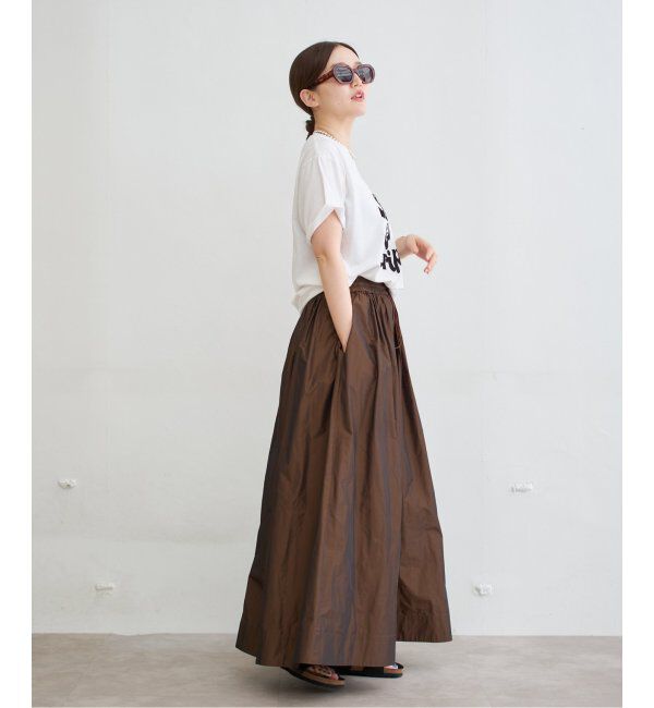 IENA「タフタイージーボリュームスカート」|スカート|