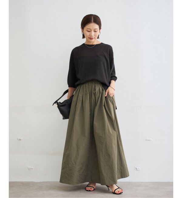 IENA「タフタイージーボリュームスカート」|スカート|