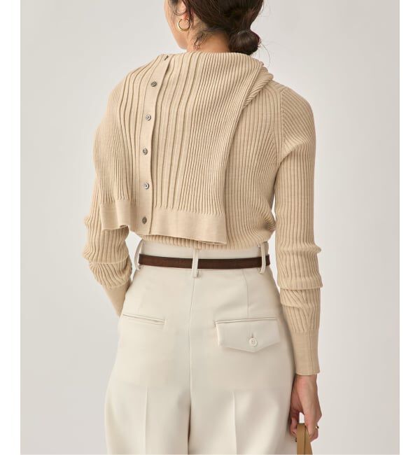 VERMEIL par iena「SLOWOOL Vネック プルオーバー」|ニット・セーター|