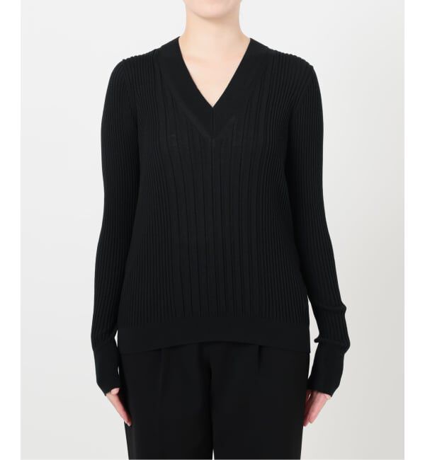 VERMEIL par iena「SLOWOOL Vネック プルオーバー」|ニット・セーター|