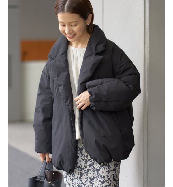 IENA「《追加》ARTIROSA 撥水テイラーコクーンダウン」|ダウン|