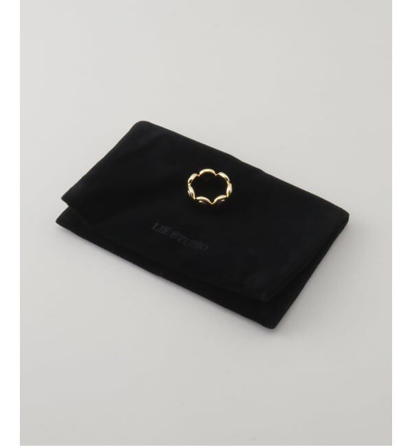 VERMEIL par iena「LIE STUDIO リエ スタジオ THE SASHA RING ゴールド」|リング|