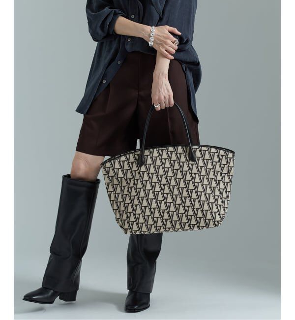 VERMEIL par iena「《追加》SHIME シィメ 別注MIDI トートバッグ」|トートバッグ|