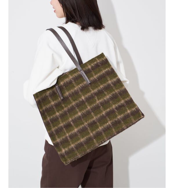 SLOBE IENA「kassiopea/カシオペア トートバッグ MAXI」|トートバッグ|カーキ