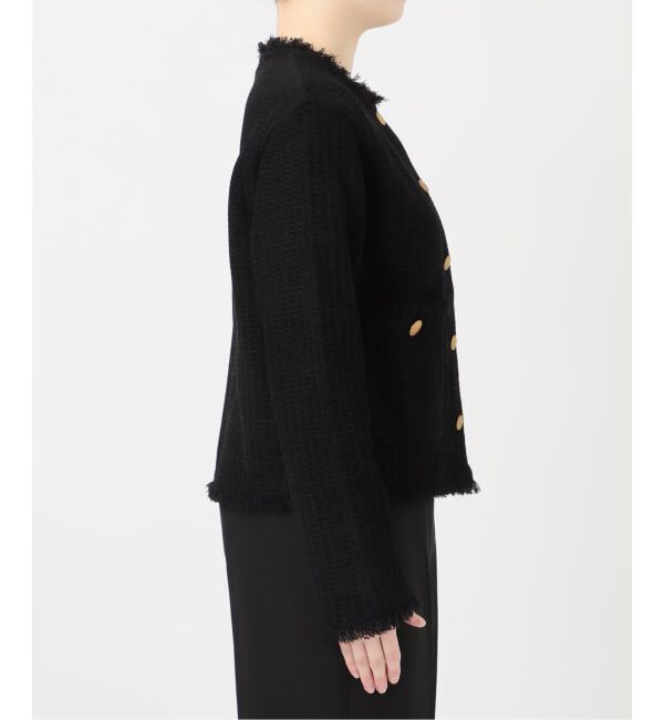 VERMEIL par iena「《予約》TWEED KNITジャケット カーディガン」|カーディガン|