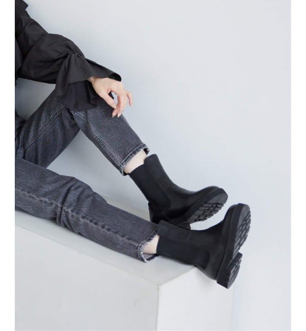 SLOBE IENA「《WEB限定/追加5予約》SLOBE IENA サイドゴアブーツ」|ショートブーツ|