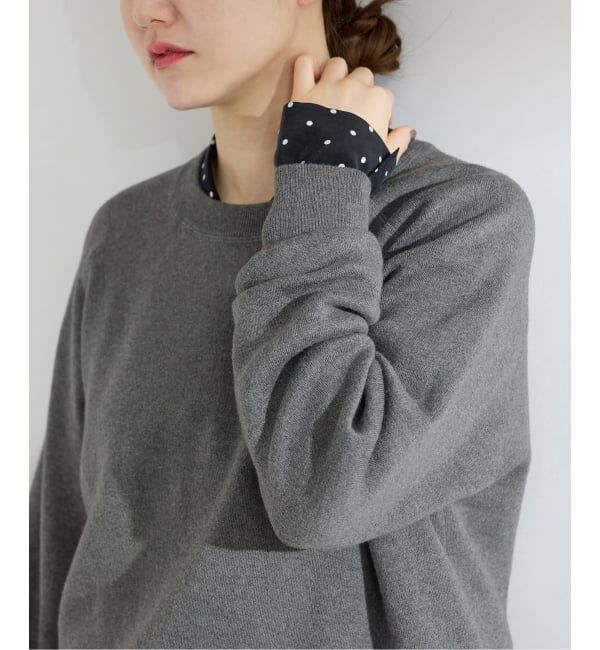 IENA「《追加2予約》スイビスムースプルオーバー」|ニット・セーター|グレー