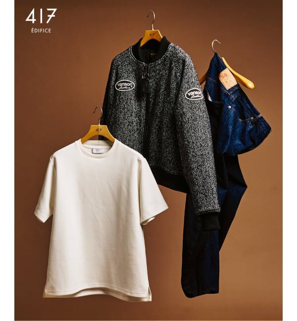 417 EDIFICE「&rdquo;追加&rdquo;WEB限定 &rdquo;接触冷感＆速乾＆アンチピリング&rdquo; utility EVERYDAY Tシャツ」|Tシャツ・カットソー|