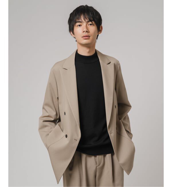 EDIFICE「VISTO ギャバ ダブル ジャケット【セットアップ着用可】」|テーラードジャケット|