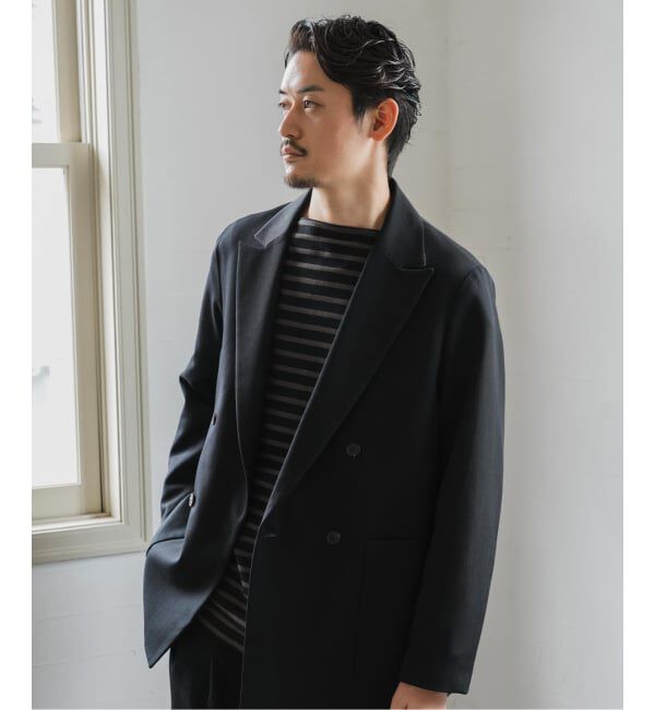 EDIFICE「VISTO ギャバ ダブル ジャケット【セットアップ着用可】」|テーラードジャケット|