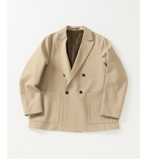 EDIFICE「VISTO ギャバ ダブル ジャケット【セットアップ着用可】」|テーラードジャケット|