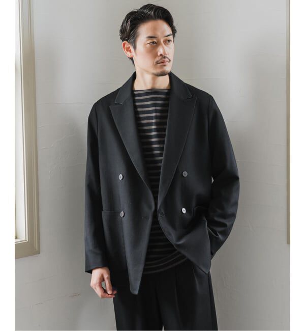 EDIFICE「VISTO ギャバ ダブル ジャケット【セットアップ着用可】」|テーラードジャケット|