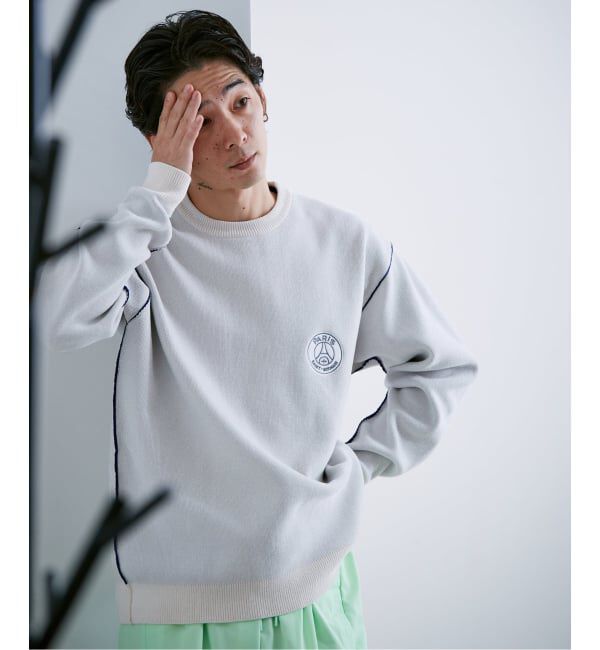 Paris Saint-Germain「【Paris Saint-Germain / パリ・サン＝ジェルマン】 JP Mall knit pullover」|ニット・セーター|