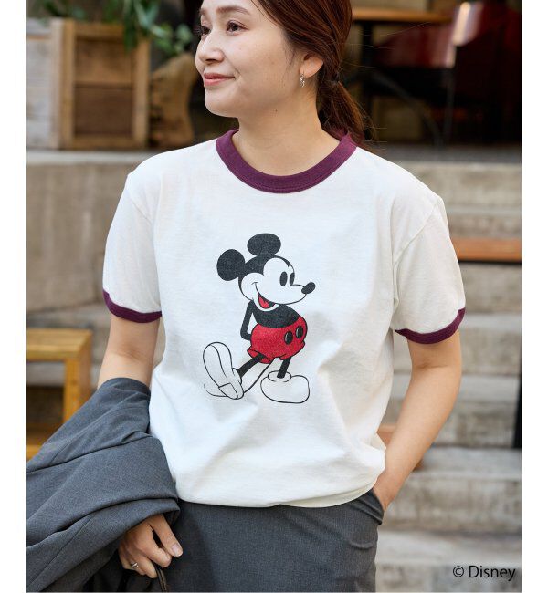 JOURNAL STANDARD「MICKEY / リンガーTシャツ」|Tシャツ・カットソー|