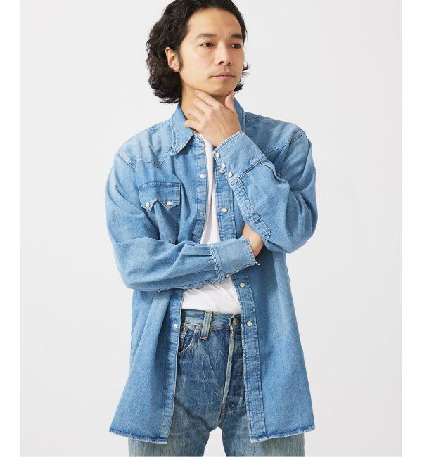 JOURNAL STANDARD relume「LEVI'S(R) VINTAGE CLOTHING/リーバイス SHORTHORN SAWTOOTH INDIGO COSMOS」|シャツ・ブラウス|