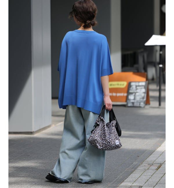 JOURNAL STANDARD relume「《追加2》接触冷感 / ウォッシャブルクールポンチョプルオーバー」|ニット・セーター|