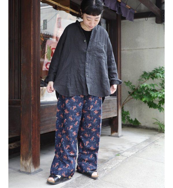 journal standard luxe「リネン スタンドカラーシャツ」|シャツ・ブラウス|