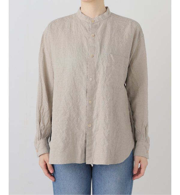 journal standard luxe「リネン スタンドカラーシャツ」|シャツ・ブラウス|