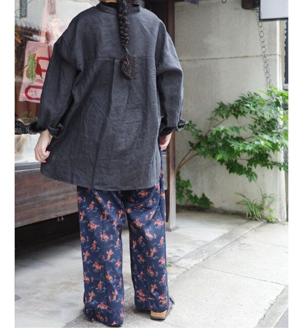 journal standard luxe「リネン スタンドカラーシャツ」|シャツ・ブラウス|