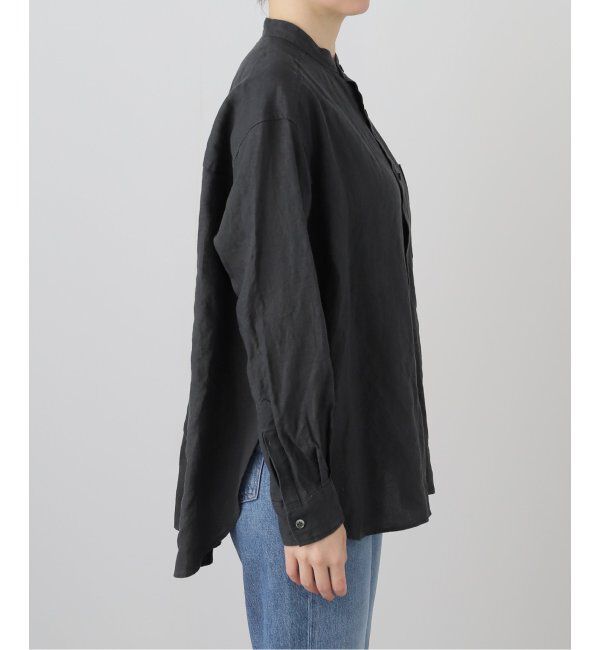 journal standard luxe「リネン スタンドカラーシャツ」|シャツ・ブラウス|